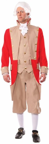 British red coat costume adult - coat,