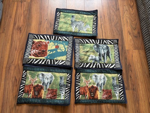 Handmade zambian placemats - handmade, x5
