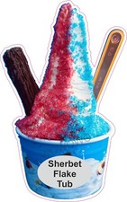 Ice cream van sticker pink
