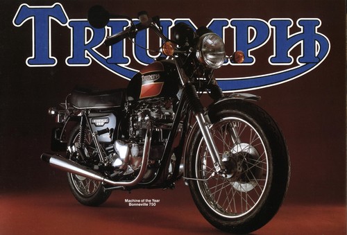 Triumph bonneville 750 t140e - 750,