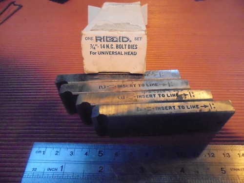 Ridgid thread dies - 7/16", x