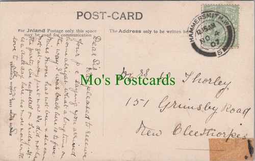 Genealogy postcard thorley - genealogy,