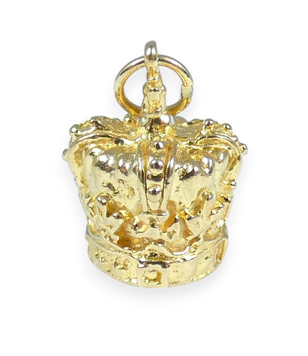 English solid 9ct yellow gold - solid,