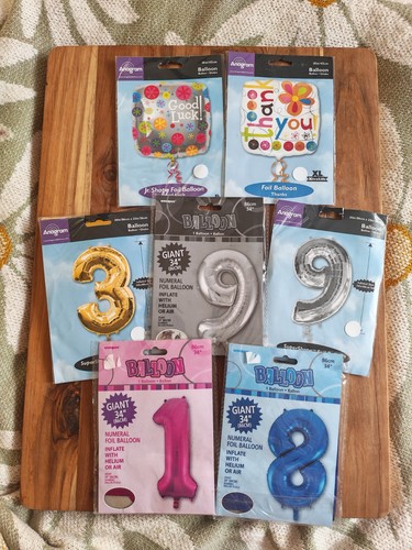 Foil balloon job - 7x, lot