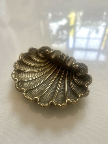 Vintage solid brass shell - solid,