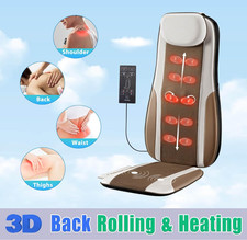 3D Vibrating Massager Seat Deep Tissue Office Chair  Seat Back Massager