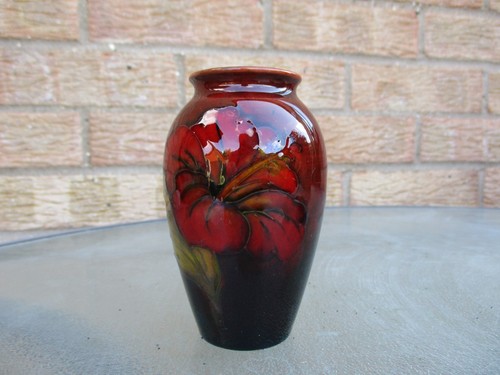 Moorcroft flambé hibiscus - moorcroft,