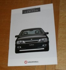 Vauxhall Carlton Brochure 1992-1993 CDX Diplomat 2.6 3.0 GSI 24v Saloon Estate