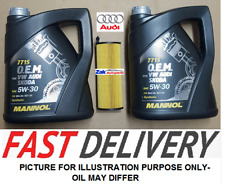 FOR Audi Q7 3.0 TDI 06-11 Oil Filter & 10L Oil OEM Spec Service Kit