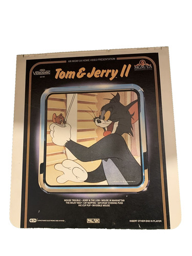 1982 tom jerry video disc - 1982, &