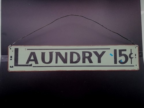 Laundry 15c usa metal tin - 15c,