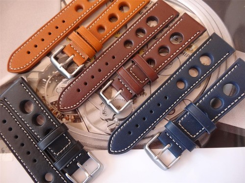 Thick leather straps will look - leather,
