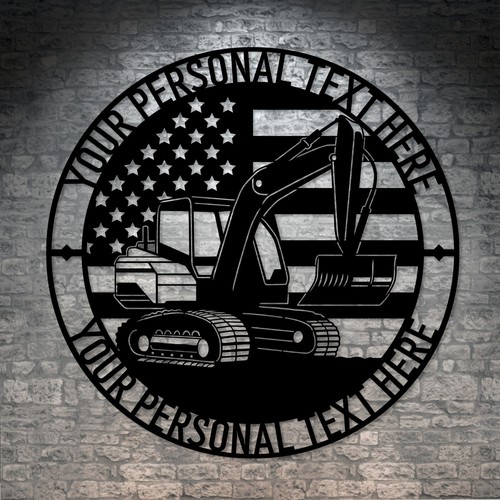 Personalized excavator name - personalized,
