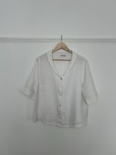 Backstage White Linen Shirt