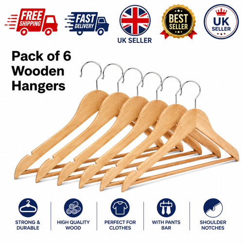 Prime wooden clothes hangers - prime,