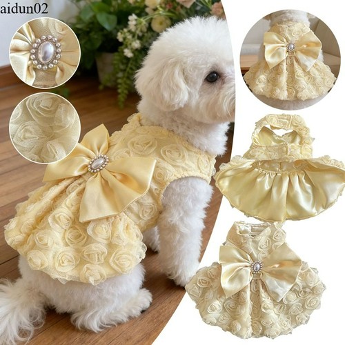 Flower dog skirt rose dress - flower,
