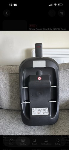 Silver cross simplifix isofix - silver,