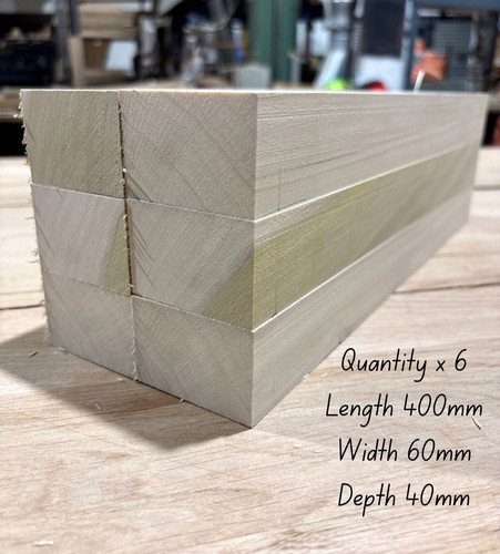 Planed tulipwood offcuts - planed,