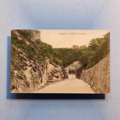 Conwy postcard 1905 gateway - conwy,