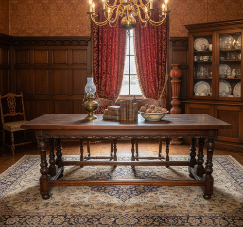 18th antique english oak wood - oak,