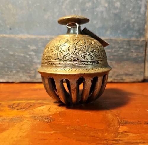 Large vintage brass elephant - large,