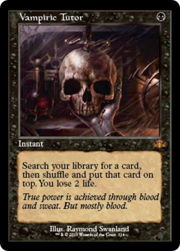 Vampiric tutor - (retro, frame)