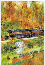 11" Pastel Railroad Electric