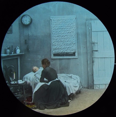 Glass magic lantern - glass,