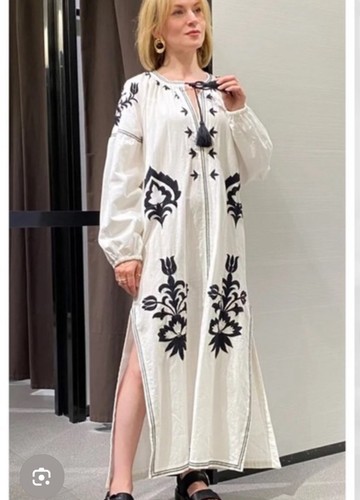Zara cotton linen oversized - zara,
