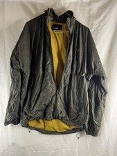 Fred Perry Jacket Mens Small Brentham Hooded Green Harrington Windbreaker