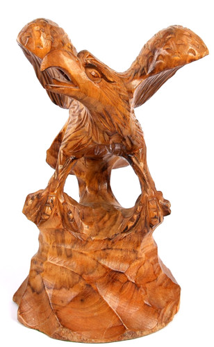 Hand carved crafted wooden - hand,