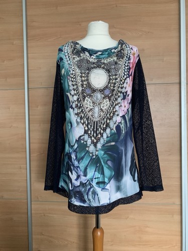 Roberto naldo bold print - print, lace