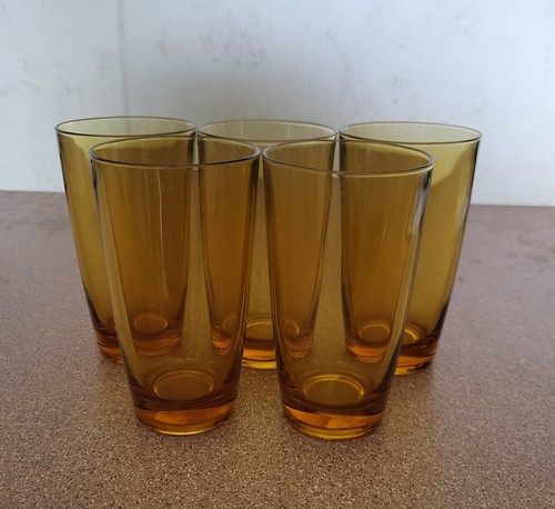Vintage amber glass - amber,