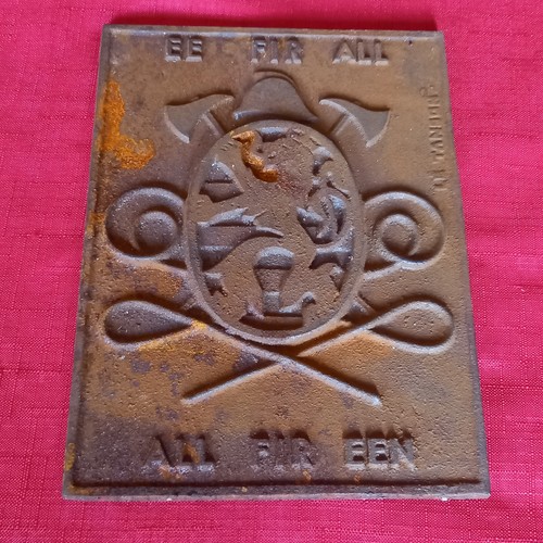 Antique cast iron french - cast, fire