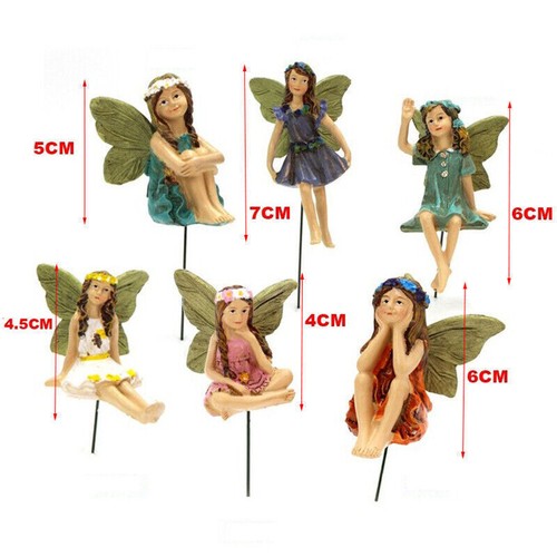 6pcs miniature fairies - 6pcs,