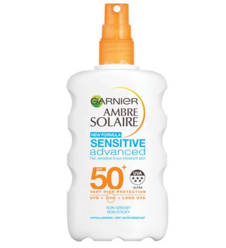 Ambre solaire sensitive - uv,