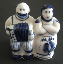 Gzhel Porcelain Couple