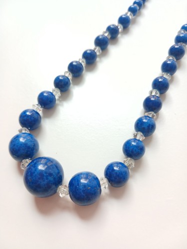 Vintage czech bohemian cobalt - vintage,