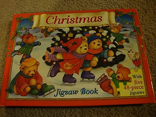 Christmas jigsaw book the - book,,