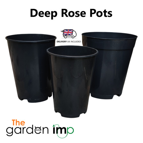 Deep plastic plant - plastic, tall