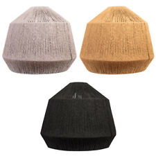 Large Rope Ceiling Light Shade Natural Rattan Wicker Easy Fit Lampshade LED Bulb