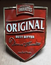 Thwaites Brewery used Original Best Bitter metal pump clip complete homebar