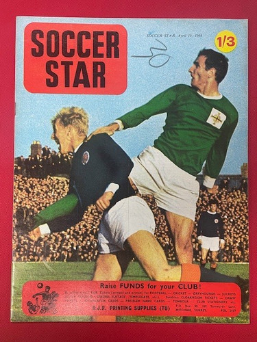 1968 soccer star magazine - soccer,