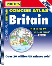 Philip's Concise Atlas Britain: Spiral A5 (Philips Road Atlas) Book The Cheap