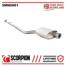 SMNS001 Scorpion Exhaust fits BMW Mini Cooper S R50 01-06 Non-Resonated Cat Back