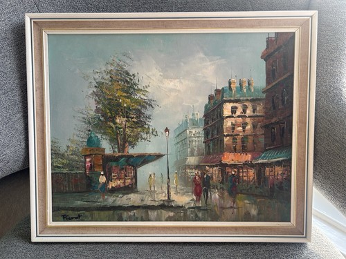 Vintage oil painting - vintage,