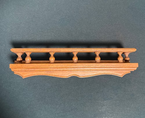 Vtg solid wood plate - solid, display