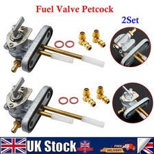 2Set Petcock Fuel Gas Tap Tank
