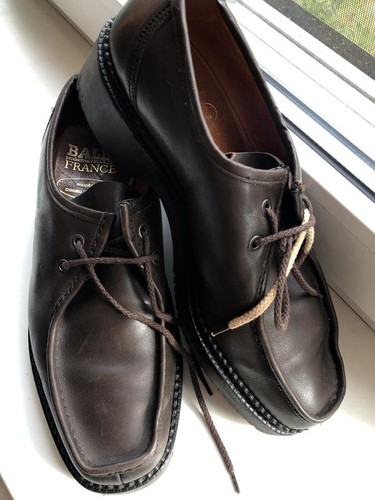 Men bally heels brown - brown, leather