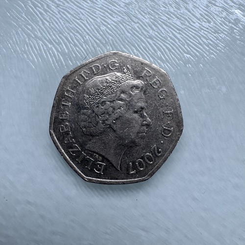 Rare 2007 50p coin - uk,